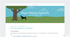 Desktop Screenshot of dogschasingsquirrels.com