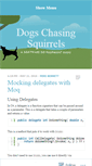 Mobile Screenshot of dogschasingsquirrels.com